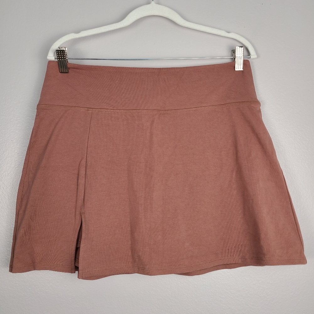 Old Navy Extra High-Waisted PowerChill Pull-on Skort Built-in Biker Shorts XL
